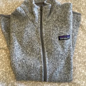 Patagonia women’s gray better sweater full zip